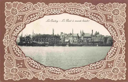 AK / Ansichtskarte Le Crotoy ABBEVILLE 80 Somme Le port à marée haute