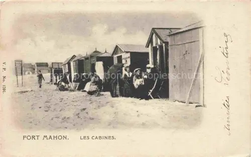 AK / Ansichtskarte Fort-Mahon-Plage Abbeville 80 Somme Les cabines