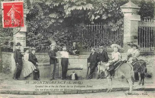 AK / Ansichtskarte Montmorency  Sarcelles 95 Val-d Oise Fontaine René