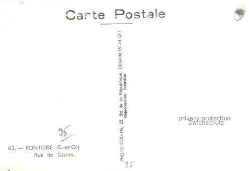 AK / Ansichtskarte PONTOISE 95 Val-d Oise Rue de Gisors