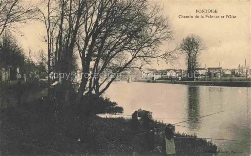 AK / Ansichtskarte PONTOISE 95 Val-d Oise Chemin de la Pelouse et l'Oise