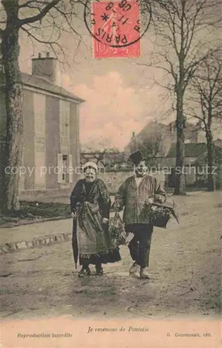 AK / Ansichtskarte PONTOISE 95 Val-d Oise Je revenons de Pontoise
