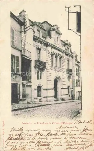 AK / Ansichtskarte PONTOISE 95 Val-d Oise Hôtel de la Caisse d'Epargne