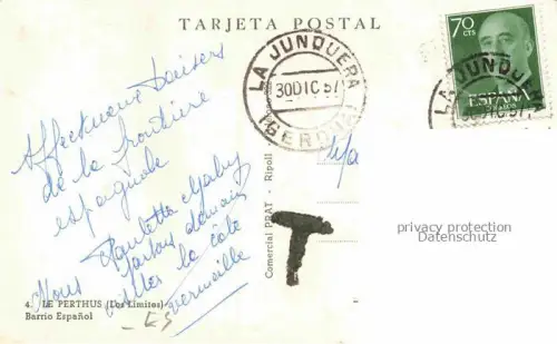 AK / Ansichtskarte Le Perthus La Junquera Gerona ES Barrio Espanol 