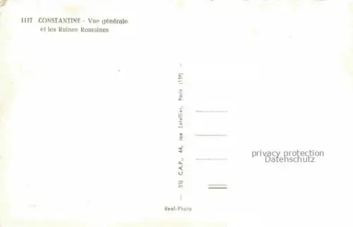 AK / Ansichtskarte CONSTANTINE Algerie Les Ruines Romaines