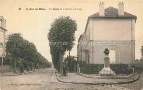 AK / Ansichtskarte Enghien-les-Bains SARCELLES 95 Val-d Oise La Statue de Boulevard Cotte