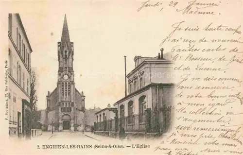 AK / Ansichtskarte Enghien-les-Bains SARCELLES 95 Val-d Oise Eglise