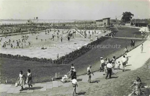AK / Ansichtskarte Geesthacht Elbe Badeanstalt