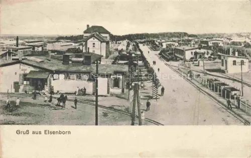 AK / Ansichtskarte Elsenborn Belgie Teilansicht Hauptstrasse Feldpost