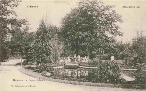 AK / Ansichtskarte Muelhausen Elsass Square Salvator Park