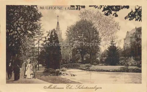 AK / Ansichtskarte Muelhausen Elsass Salvatoranlagen