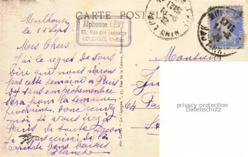 AK / Ansichtskarte MULHOUSE Muehlhausen 68 Haut-Rhin Le Tribunal Amtsgericht