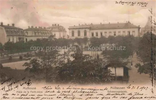 AK / Ansichtskarte MULHOUSE Muehlhausen 68 Haut-Rhin Place de la Forêt-Noire Schwarzwaldplatz