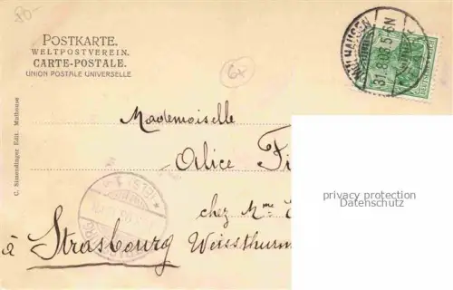 AK / Ansichtskarte MULHOUSE Muehlhausen 68 Haut-Rhin Place de la Forêt-Noire Schwarzwaldplatz