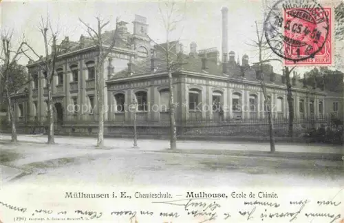 AK / Ansichtskarte Muelhausen Elsass Chemieschule Ecole de Chimie