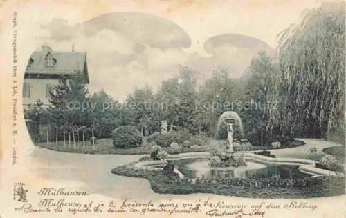 AK / Ansichtskarte Muelhausen Elsass Reservoir auf dem Rebberg