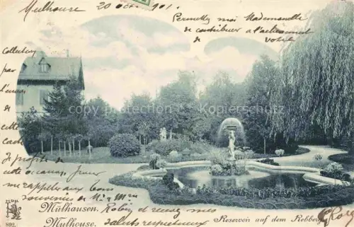 AK / Ansichtskarte Muelhausen Elsass Reservoir auf dem Rebberg