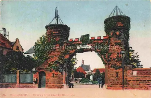 AK / Ansichtskarte MULHOUSE Muehlhausen 68 Haut-Rhin Caserne Barbanègre