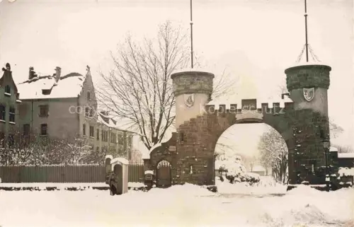 AK / Ansichtskarte MULHOUSE Muehlhausen 68 Haut-Rhin Caserne en hiver