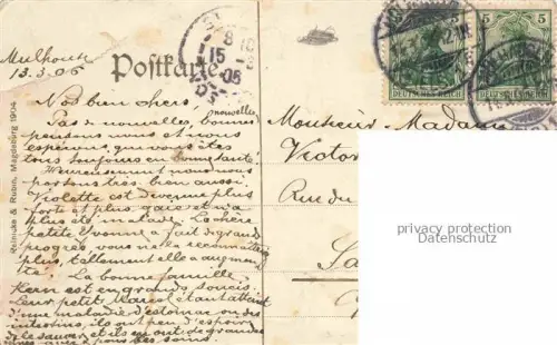 AK / Ansichtskarte MULHOUSE Muehlhausen 68 Haut-Rhin Reservoir au Rebberg Partie im Reservoir-Garten