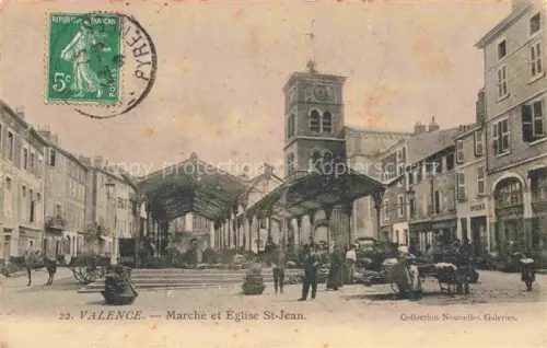 AK / Ansichtskarte VALENCE -SUR-RHONE 26 Drome Marche et Eglise St Jean