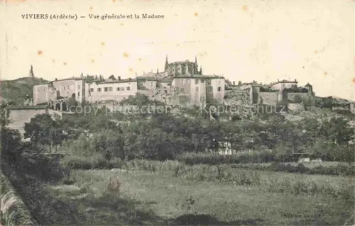 AK / Ansichtskarte Viviers PRIVAS 07 Ardeche Vue generale et la Madone