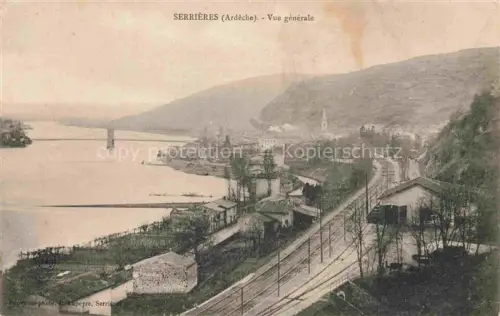 AK / Ansichtskarte Serrieres 07 Ardeche Vue generale