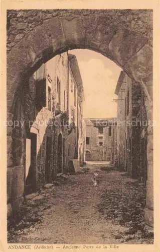 AK / Ansichtskarte Andance Tournon 07 Ardeche Ancienne Porte de la Ville