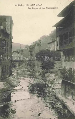 AK / Ansichtskarte Annonay Tournon 07 Ardeche La Cance et les Megisseries