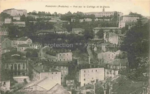 AK / Ansichtskarte Annonay Tournon 07 Ardeche Vue sur le College et St Denis