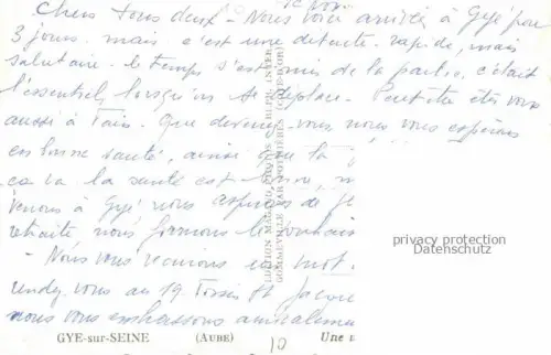 AK / Ansichtskarte Gye-sur-Seine Troyes 10 Aube Vue panoramique