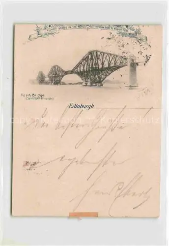 AK / Ansichtskarte EDINBURGH  SCOTLAND UK Forth Bridge