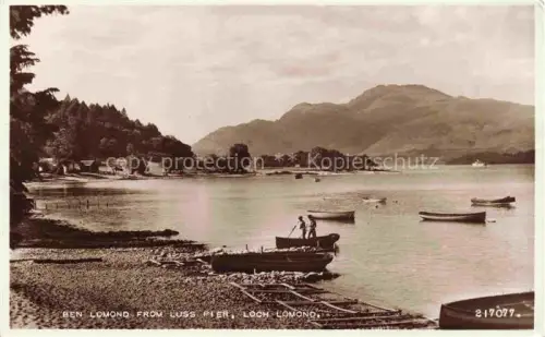 AK / Ansichtskarte Loch Lomond Scotland UK Ben Lomond from Luss Pier