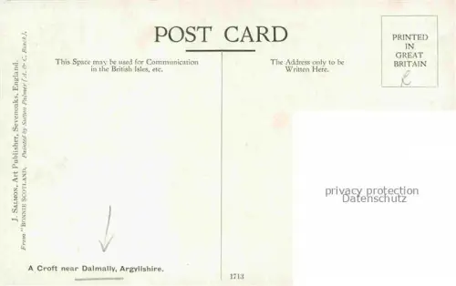 AK / Ansichtskarte Dalmally Oban Scotland UK A Croft near Dalmally