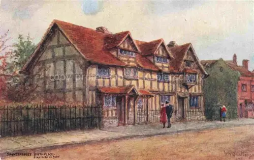 AK / Ansichtskarte Stratford -on-Avon UK Shakespeares Birthplace
