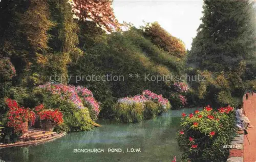AK / Ansichtskarte IOW Isle-of-Wight  UK Bonchurch Pond
