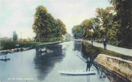 AK / Ansichtskarte Exeter  UK On the canal