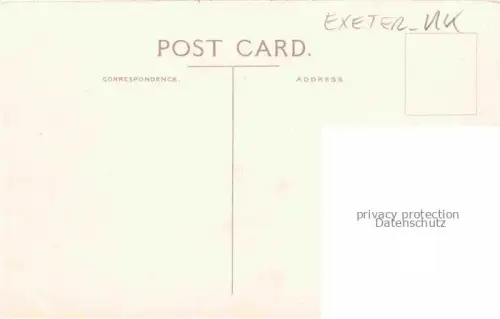 AK / Ansichtskarte Exeter  UK Cathedral and Bishops Place