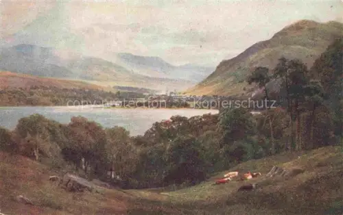 AK / Ansichtskarte Killin Stirling Perthshire UK Head of Loch Tay Perthshire