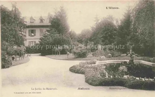 AK / Ansichtskarte MULHOUSE Muehlhausen 68 Haut-Rhin Jardin du Réservoire Reservoirgarten