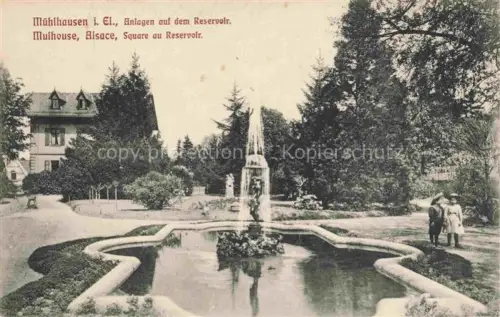 AK / Ansichtskarte Muehlhausen  MULHOUSE 68 Elsass Haut-Rhin Square au Reservoir Anlagen auf dem Reservoir