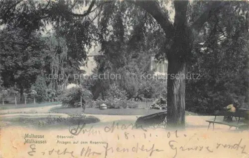 AK / Ansichtskarte MULHOUSE Muehlhausen 68 Haut-Rhin Réservoir Anlagen auf dem Reservoir