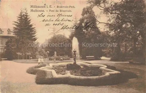 AK / Ansichtskarte MULHOUSE Muehlhausen 68 Haut-Rhin Parc du Réservoir Anlagen auf dem Reservoir