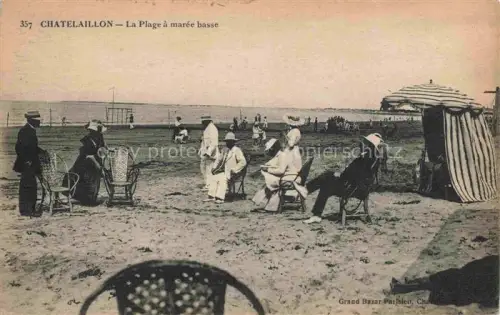 AK / Ansichtskarte CHATELAILLON-Plage LA ROCHELLE 17 Charente-Maritime La plage à marée basse