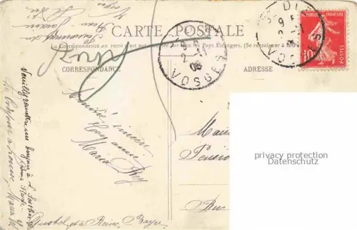 AK / Ansichtskarte Saint-Die-des-Vosges 88 Vosges Place Jules Ferry et la Cathédrale