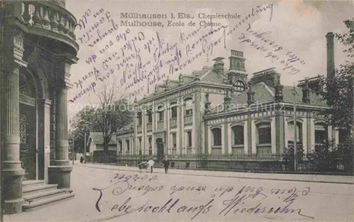 AK / Ansichtskarte MULHOUSE Muehlhausen 68 Haut-Rhin Ecole de Chimie Chemieschule