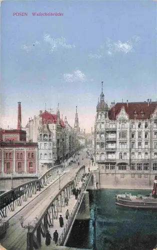 AK / Ansichtskarte POZNAN Posen PL Walischeibruecke