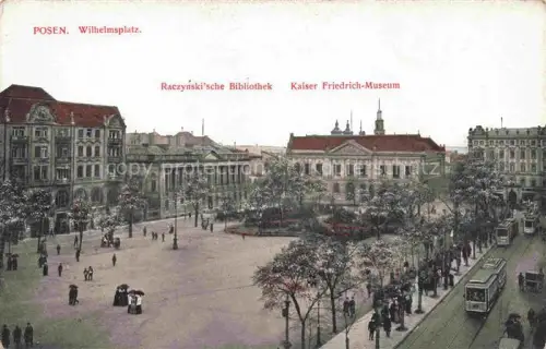 AK / Ansichtskarte POZNAN Posen PL Raczynski'sche Bibliothek Kaiser Friedrich-Museum