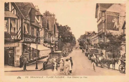 AK / Ansichtskarte DEAUVILLE-SUR-MER Lisieux 14 Calvados Rue Désiré le Hoc