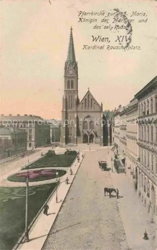 AK / Ansichtskarte WIEN AT Kardinal Rauscherplatz Pfarrkirche zur heil. Maria